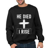 He Died I Rise - Unisex Sweatshirt (Rooted in Purpose)