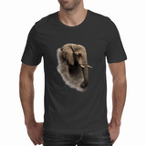 Elephant fading into dust-Men's T-Shirts Front (PodPop)