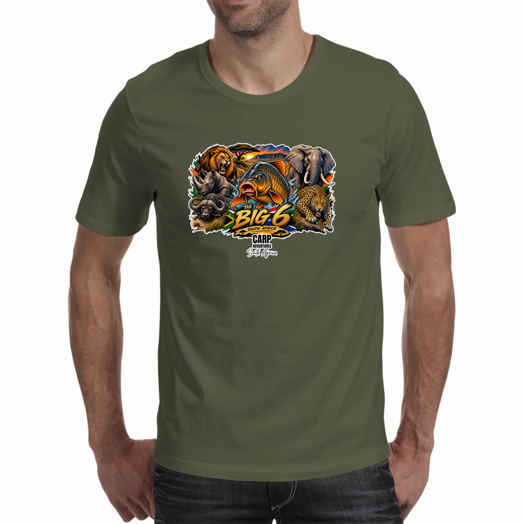 African Big 6 - Men's Tee (Carp Adventures SA)