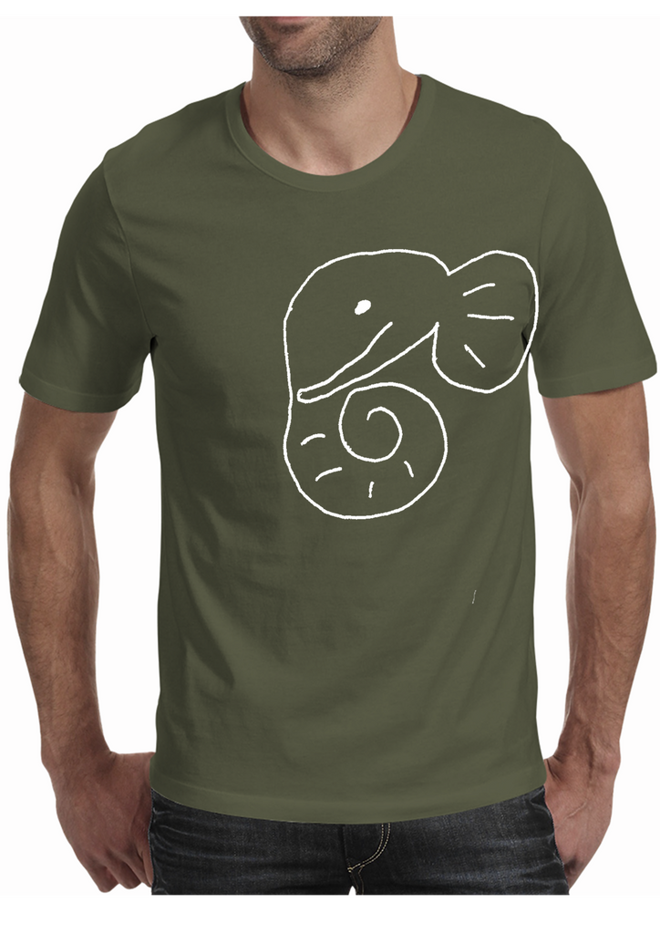 Lila the elephant -Men’s color shirts (The Hero shop)