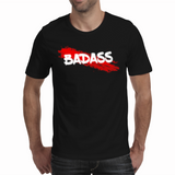 BADASS-Mens Black Tshirt (Moretega)