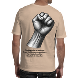 MmushoMothata (with a back fist) - Men's T-shirts (MmushoMothata Online Store) F&B