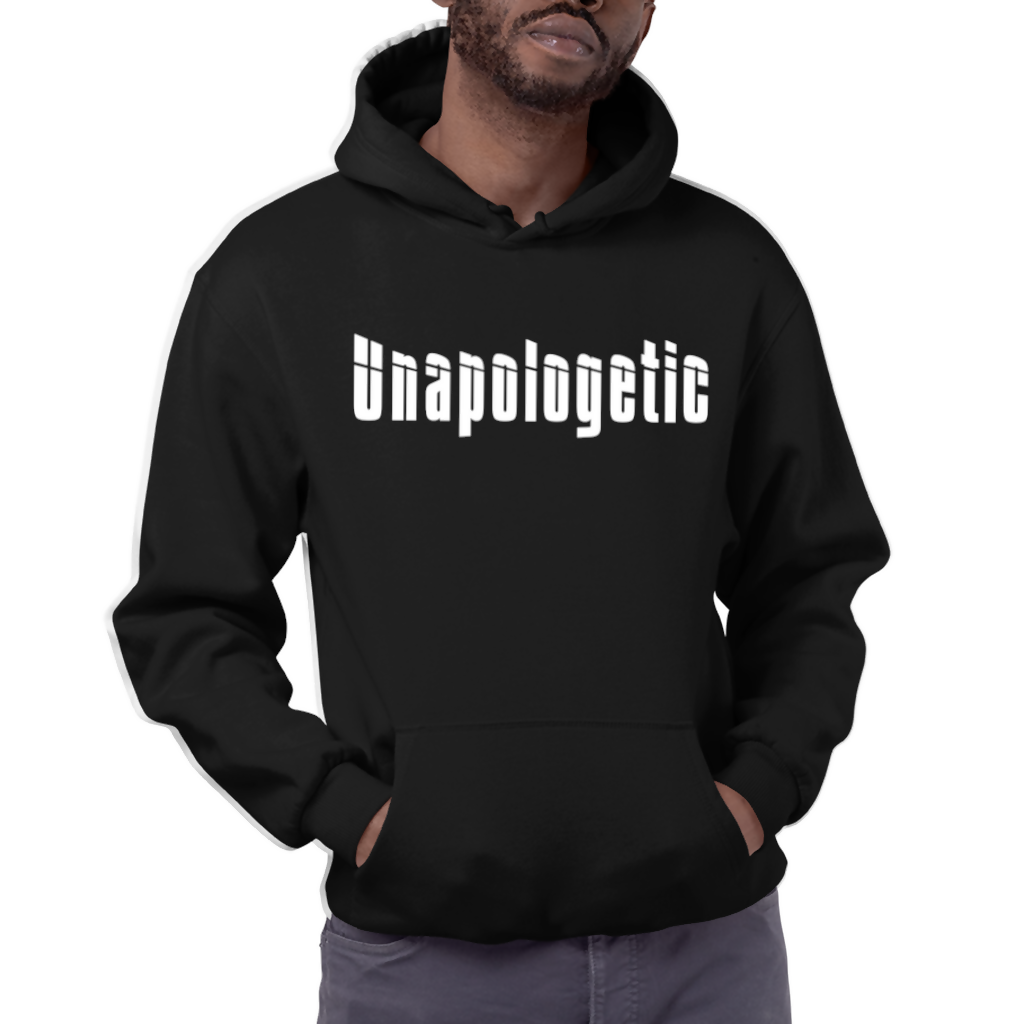 Unapologetic-Black Hoodie (Moretega)