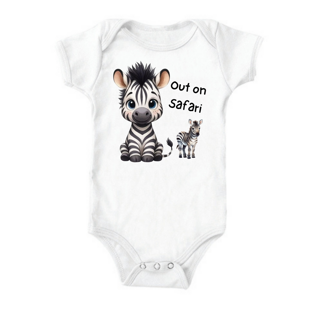 Out On Safari - Baby Onesie - (PODPOP)