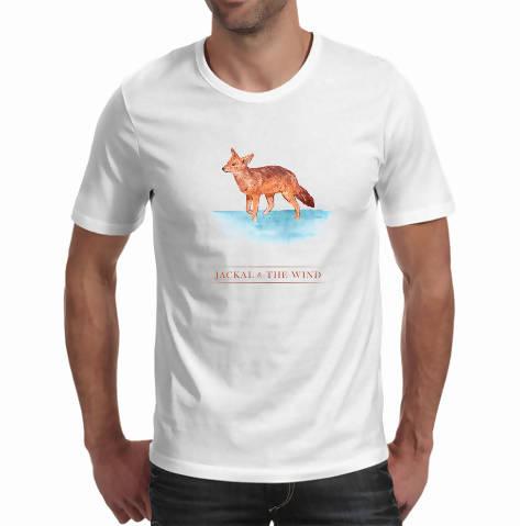 Jackal in Water - Mens T-Shirt (Jackal and the wind)