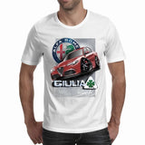 Alfa Romeo Giulia QV White Light Shirt (Stefan’s Auto Art) A3