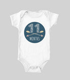 Tribal Baby Monthly Onesies  (baby onesie)