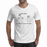He's alive - light colors - Men's T-shirts (Random'ish Visual Designs)
