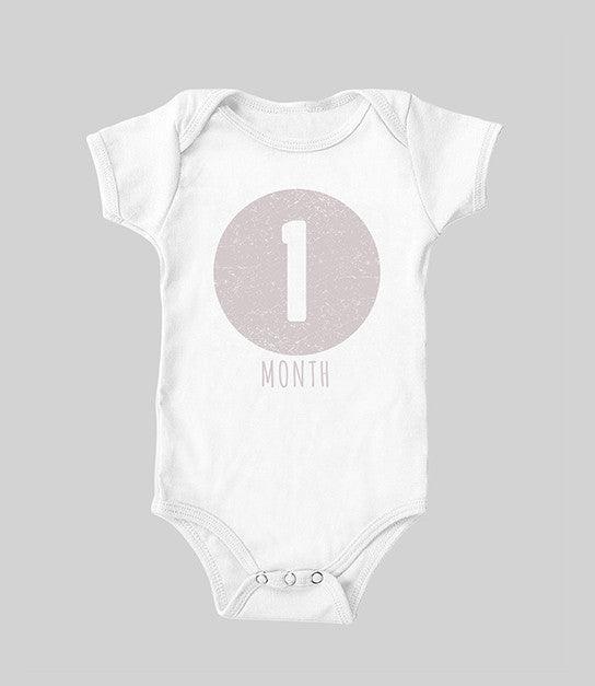 Baby Monthly Circles (baby onesie)