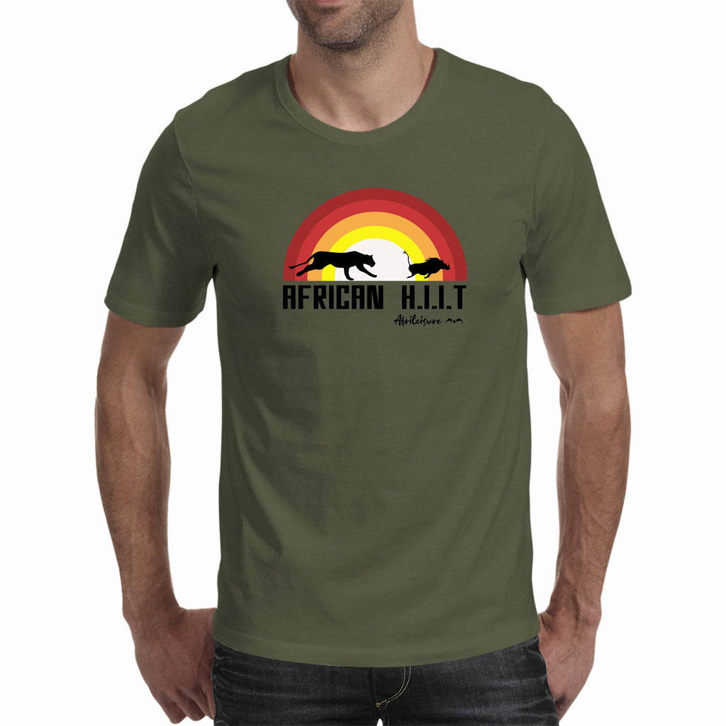 African HIIT - Men's T-shirt (Afrileisure)