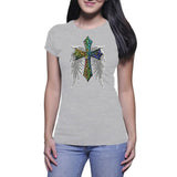 Wings of a Prayer - Ladies T-shirt (Everbloom)