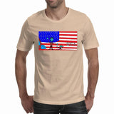 Funny usa flag design - Men's T-shirt