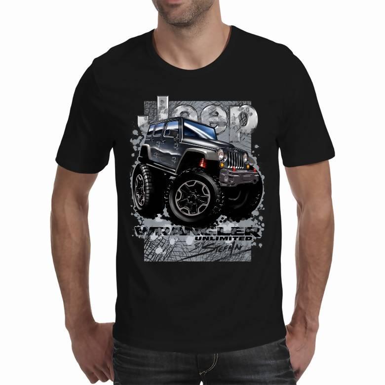 Jeep Wrangler Unlimited Black/Dark Shirt (Stefan’s Auto Art) A3