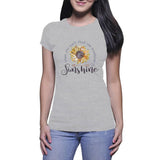 Be the Sunshine Lady's T-Shirt (Sparkles)
