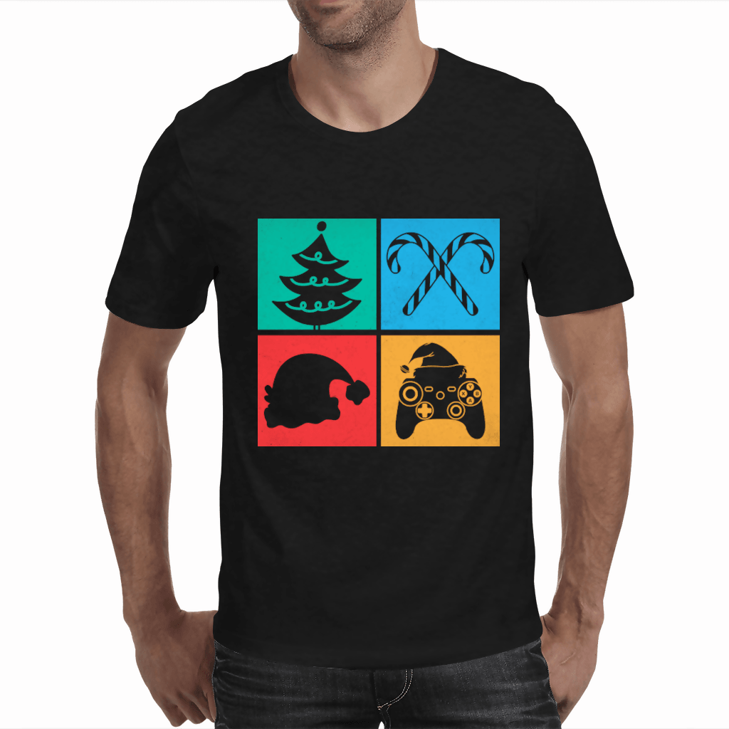 Christmas Themed Gaming Shirt - Men's T-Shirts (Shirt Shack)