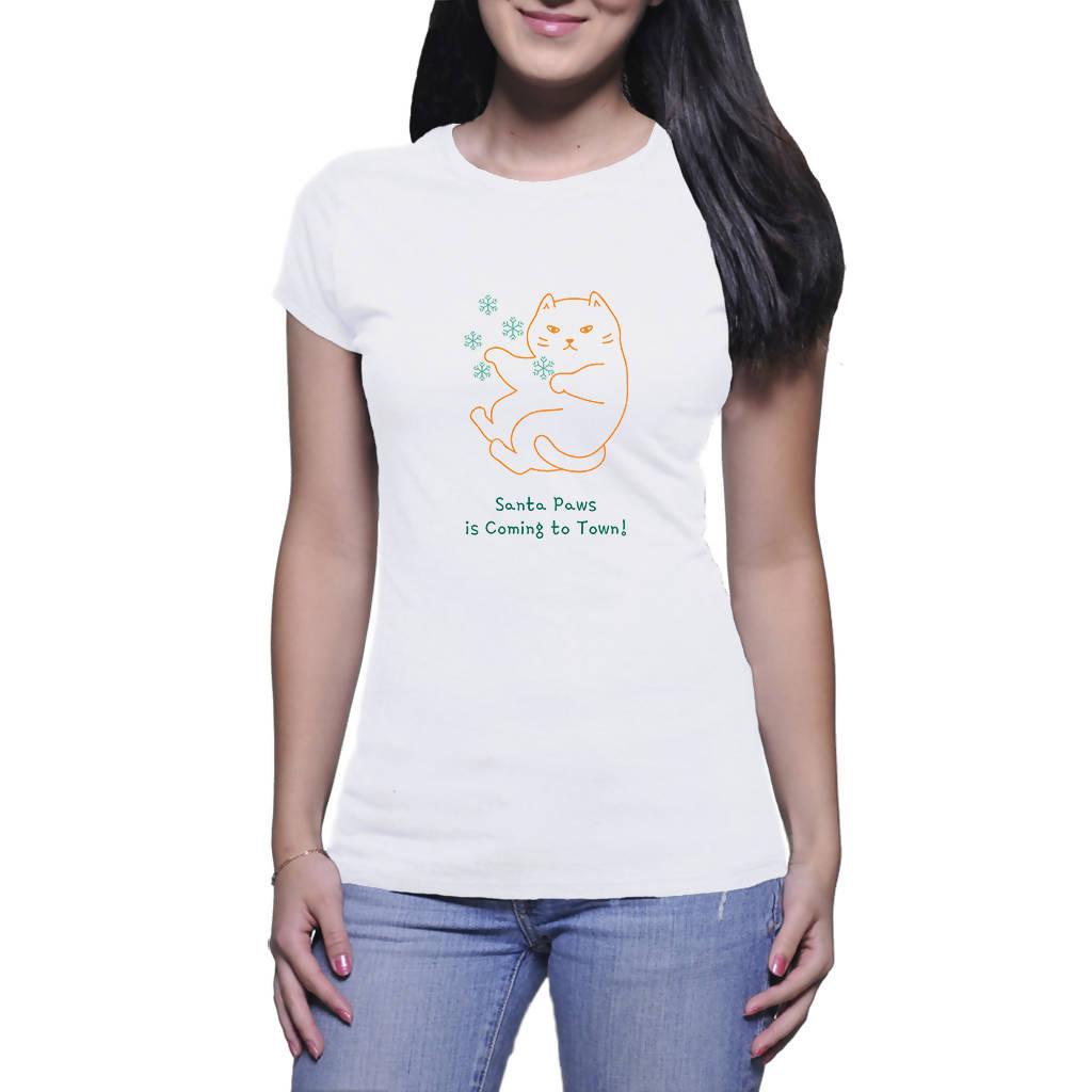 Santa Paws - Women's T-Shirt (TeeCo)