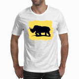 Yellow Rhino - Men's T-shirt (Clothes Minded Art)