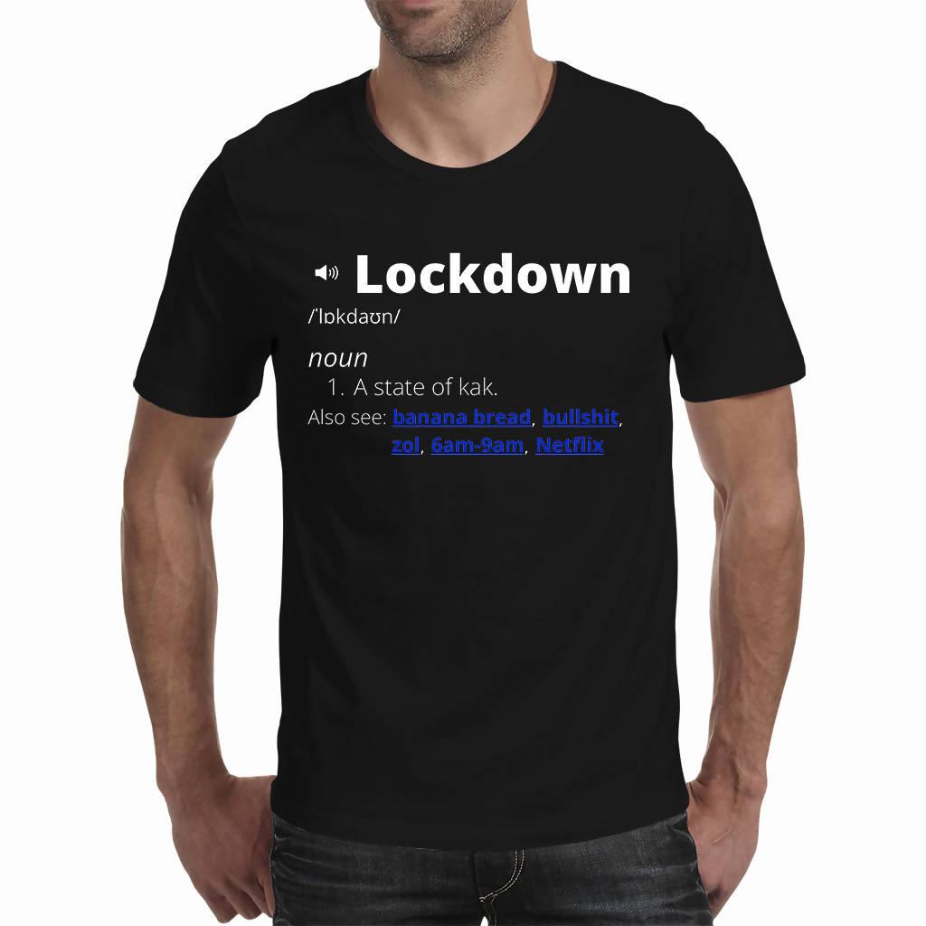 Lockdown Definition - Men's T-Shirt (TeeCo)