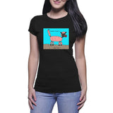 Funny Poodle mixed with rat - Women's T-shirt ( Snapper Trapper™ Comics )