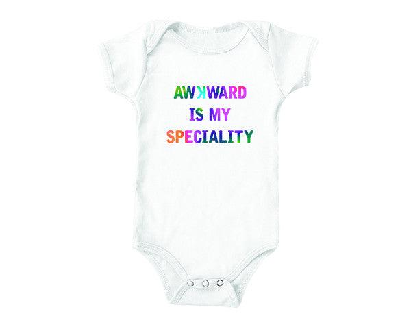 Awkward Speciality (baby onesies)