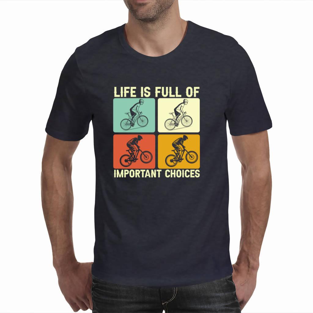 Life is Full of Important Choice - Men's T-Shirt (Sparkles)