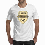 Route 62 - Vintage Sports Car - Men's T - Shirt ( Route 62 T ' S )