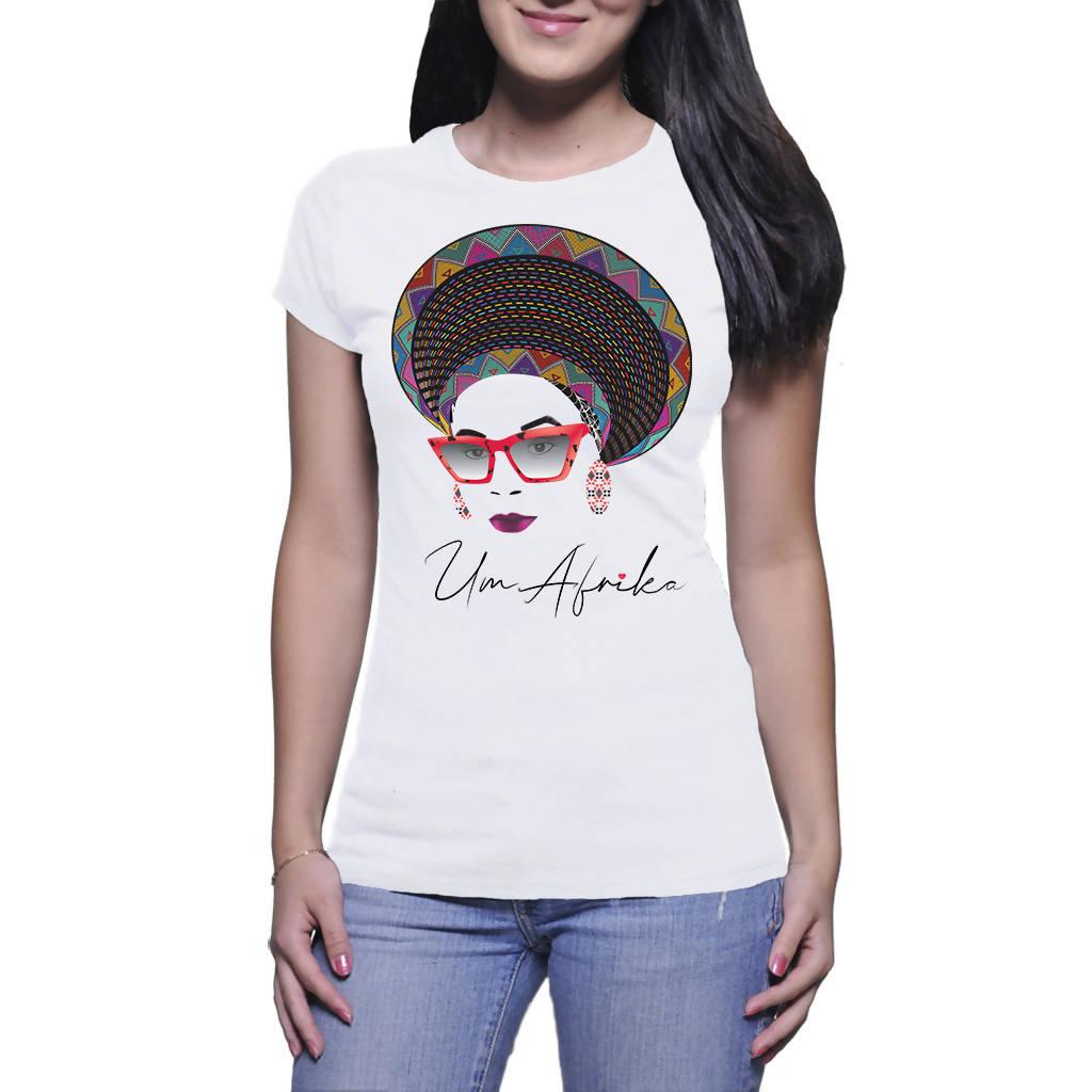 UmAfrika AfroQueen A3 - Ladies T-shirt (PAGAwear)