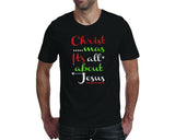 Christian Christmas Tees | Christmas It's All about Jesus (Men)