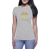 I’m Introvert What’s your Super Power - Ladies Crew T-Shirt (abigailk.com)