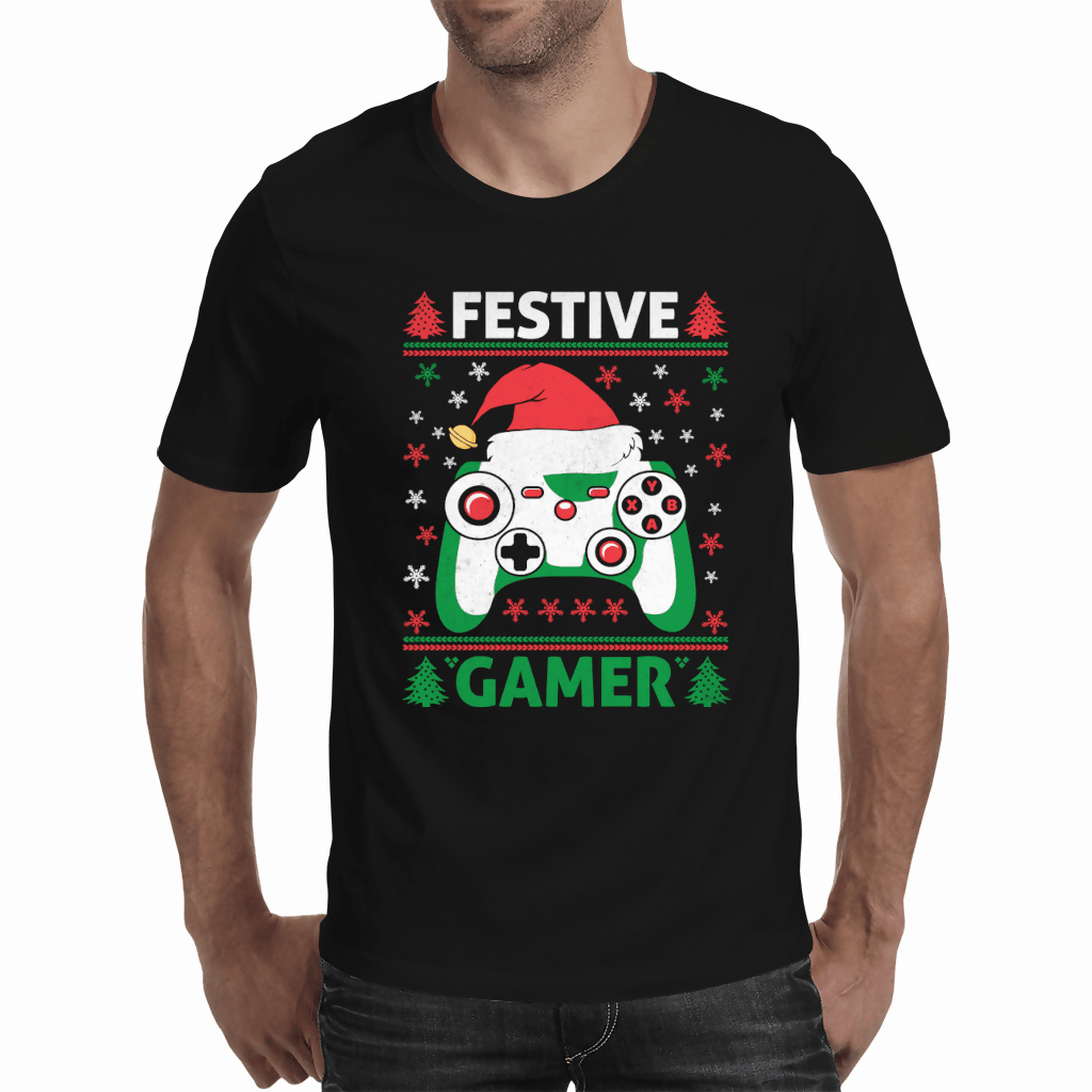 Festive Gamer - Men's T-Shirts (Shirt Shack)