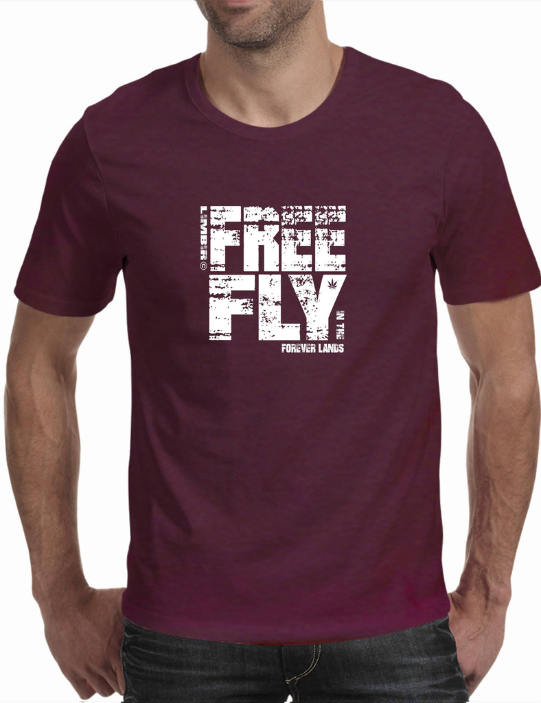 Free Fly In The Forever Lands - mens t-shirt (Limbir FlyWear)