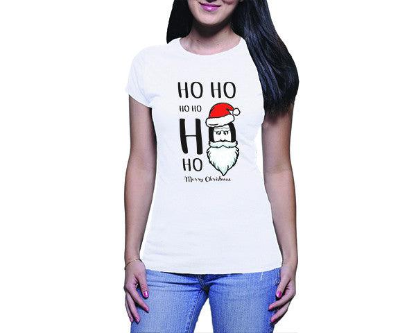 Merry Christmas Tshirts | Ho Ho (Ladies)