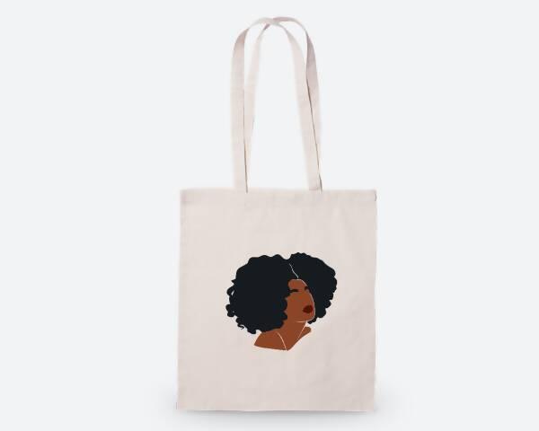 Afro Girl - Tote Bag (Divine Creations)
