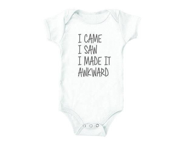 I Made It Awkward (baby onesies)
