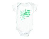 I am this Many Months (baby onesies)