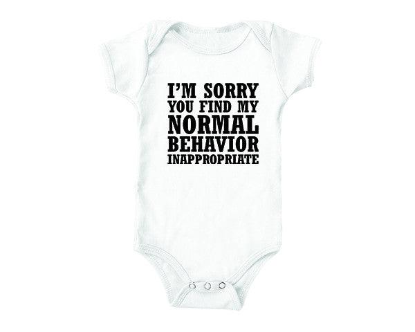I'm Sorry (baby onesies)