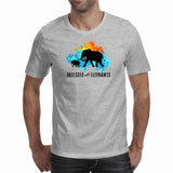 Obsessed with Elephants - Mens T-shirt (Wild and Precious by Carina)