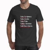 Five Solas - Men's T-Shirt (Grace Apparel)