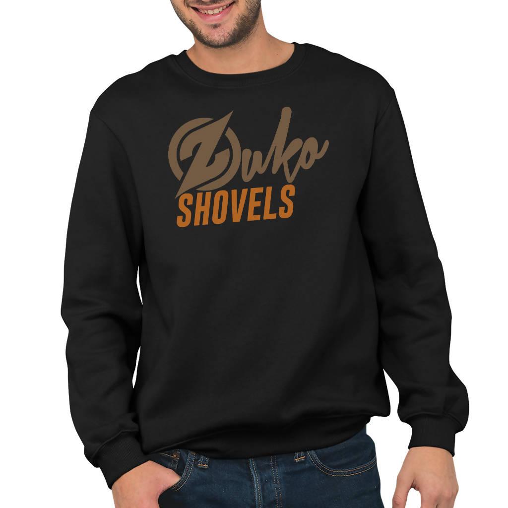 SHOVELS - Men's Black Sweater (Zuko Clothing)