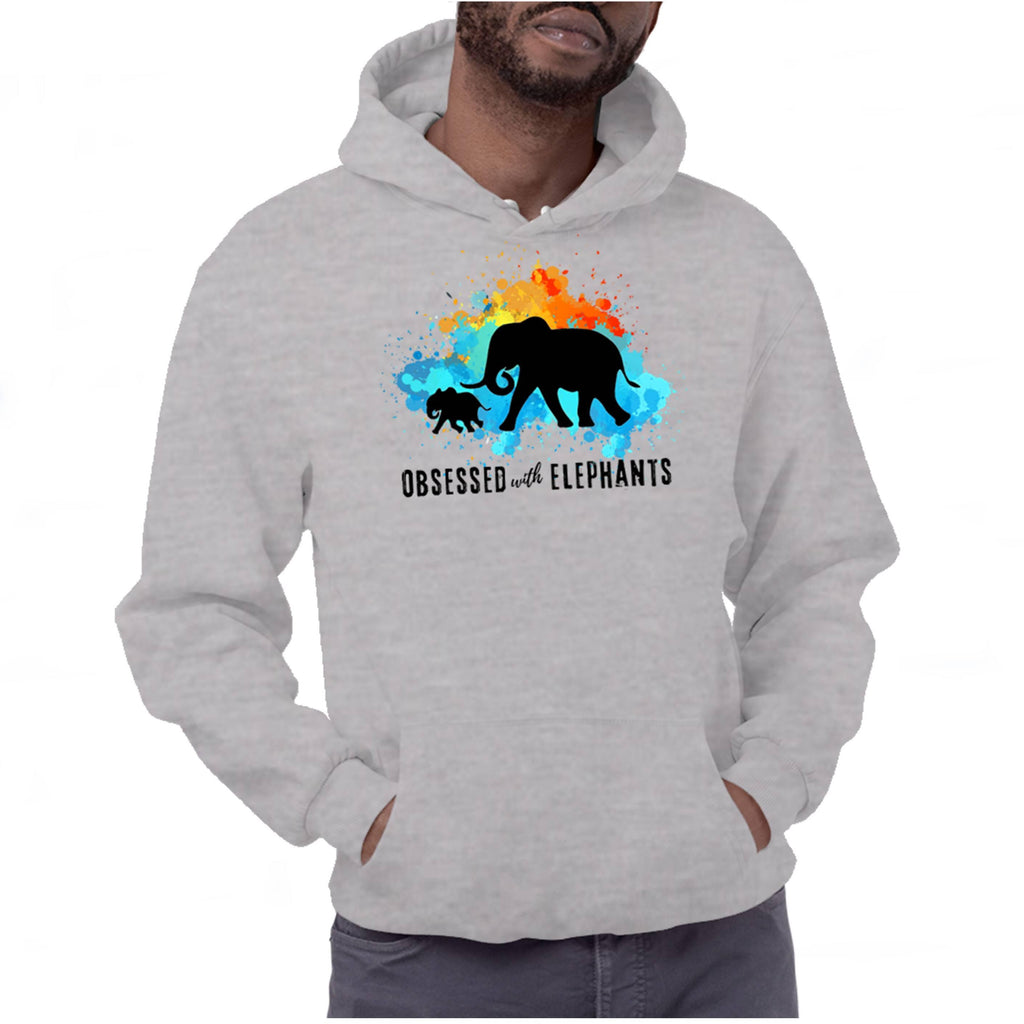 Obsessed with Elephants - Hoodie (Wild and Precious by Carina)