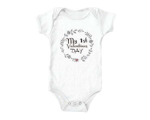 My First Valentines Day (baby onesies)