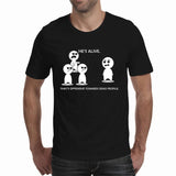 He's alive - dark colors - Men's T-shirts (Random'ish Visual Designs)