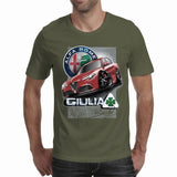 Alfa Romeo Giulia QV Black Dark Shirt (Stefan’s Auto Art) A3
