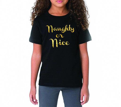 Naughty Christmas Tees | Naughty or Nice (Kids)