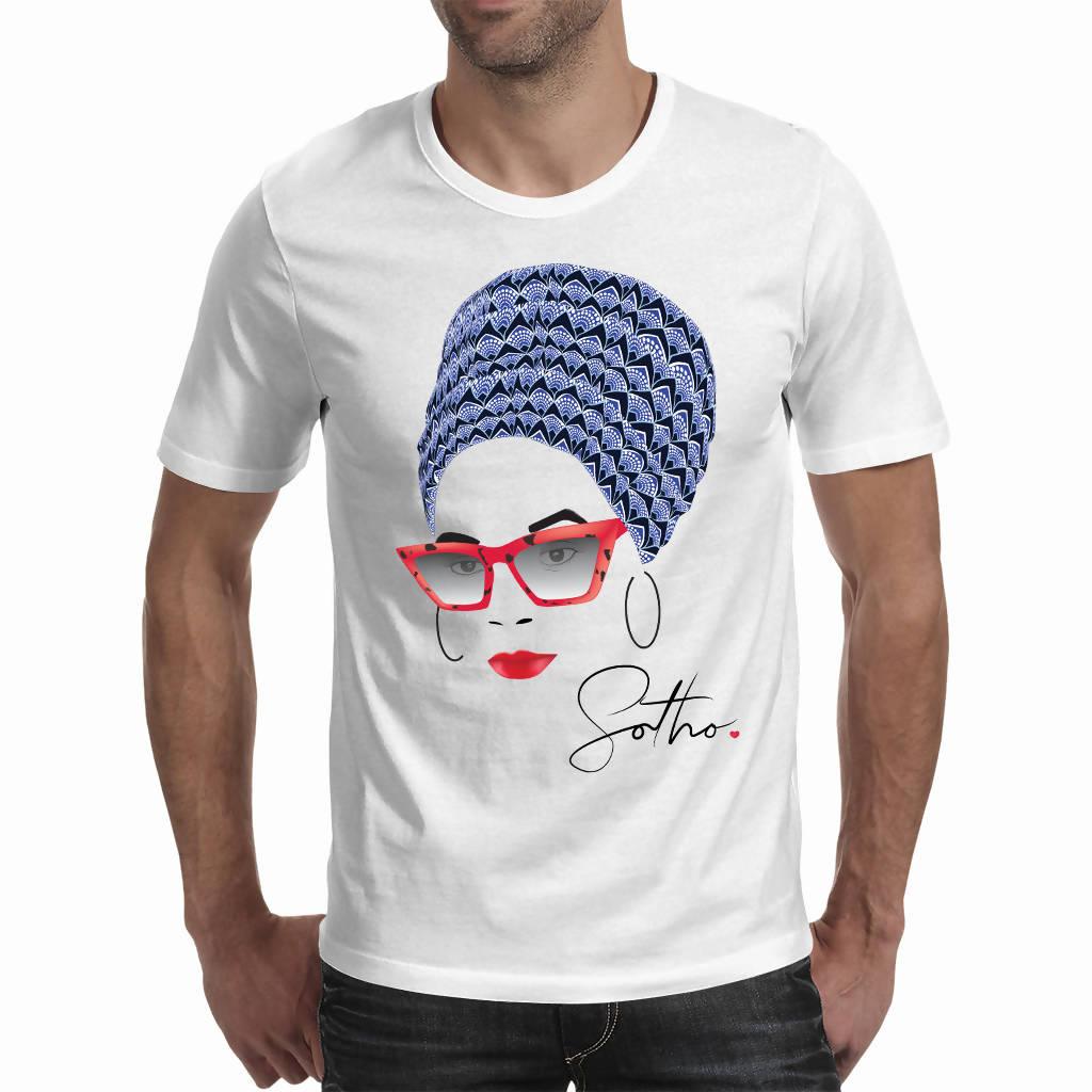 MoAfrika AfroQueen Sotho A3 - Unisex Men's T-shirt (PAGAwear)