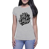 No Limits - White Lady's T-Shirt (Sparkles)