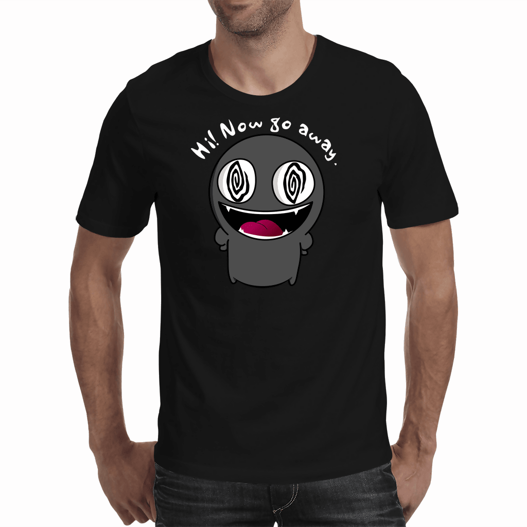 Hi! Now go away - Men's T-shirts (Random'ish Visual Designs)