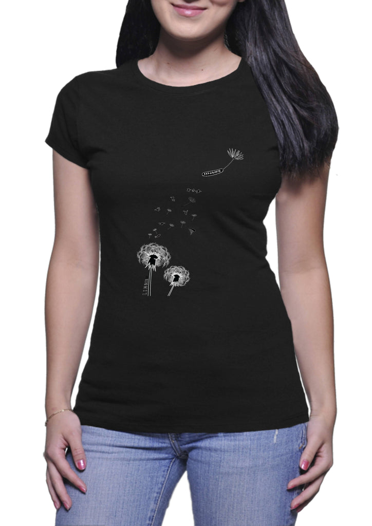 Dandelion Fly Away Ladies t-shirt (Limbir FlyWear)