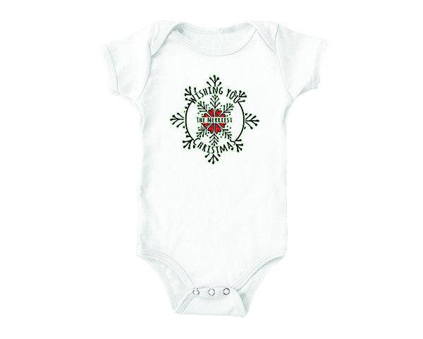 Merry Christmas Tshirts | The Merriest Christmas (baby onesies)