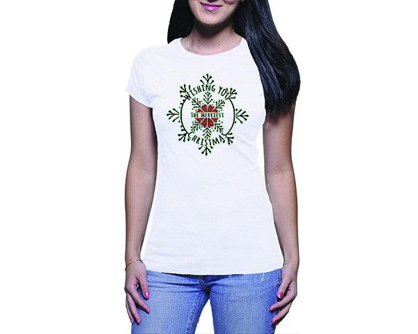 Merry Christmas Tshirts | The Merriest Christmas (Ladies)